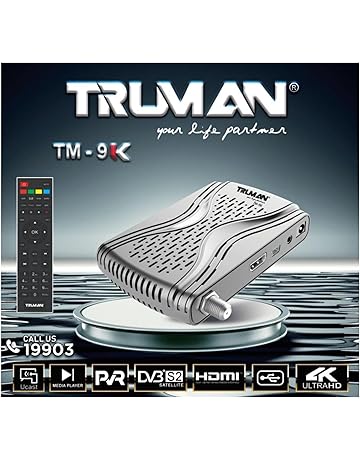 جهاز استقبال رقمي صغير TM 9K بتصميم عالي الدقة HD من ترومان