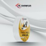 سلك دش 50 ياردة ابيض { 2كونيكتور }