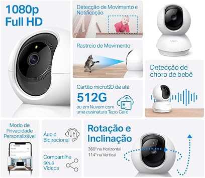 كاميرا ذكية c200 من تابو بزاوية 360 درجة بخاصية الواي فاي بدقة 1080 بكسل لاسيلكى