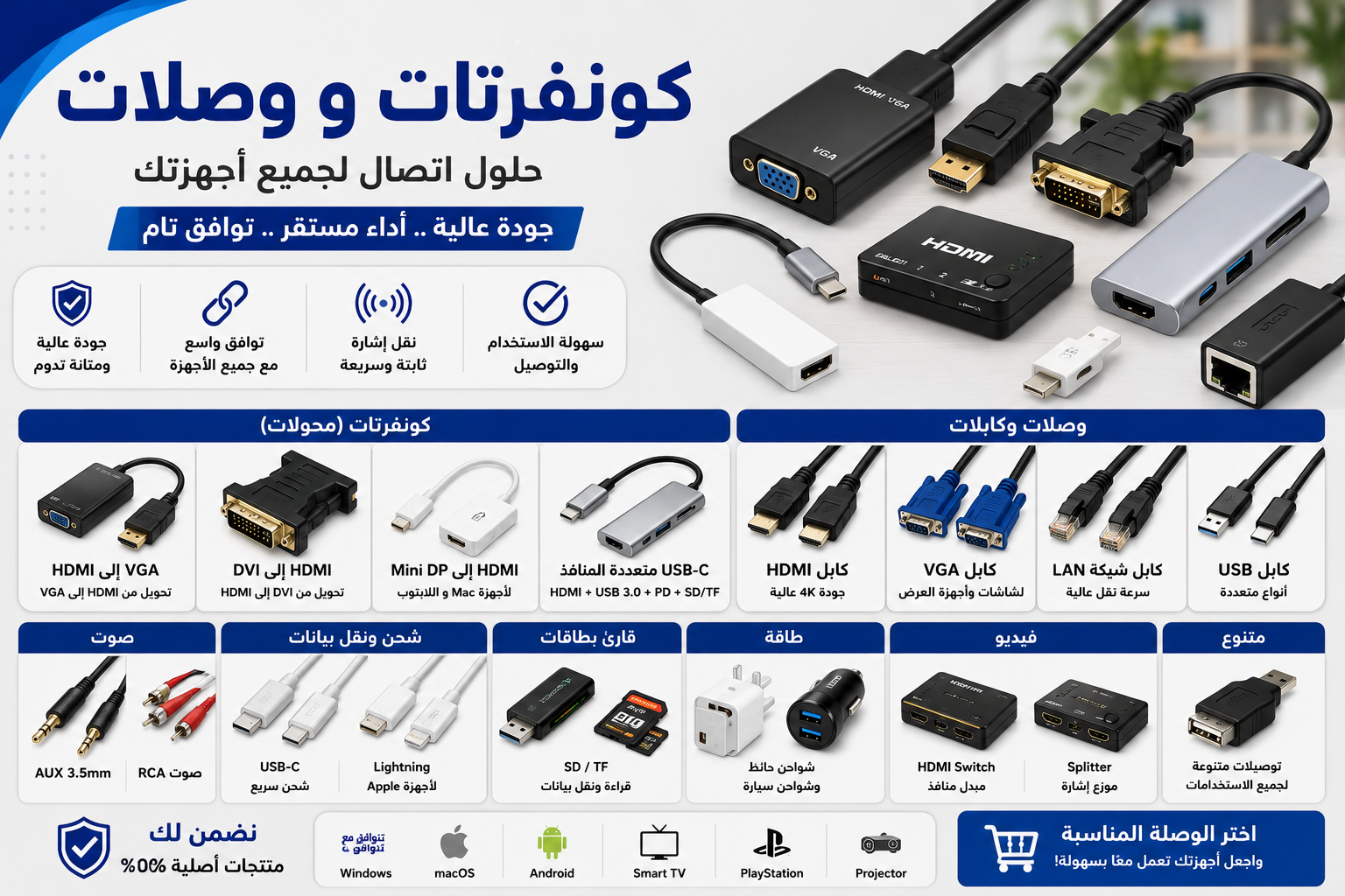 كونفرتات ووصلات