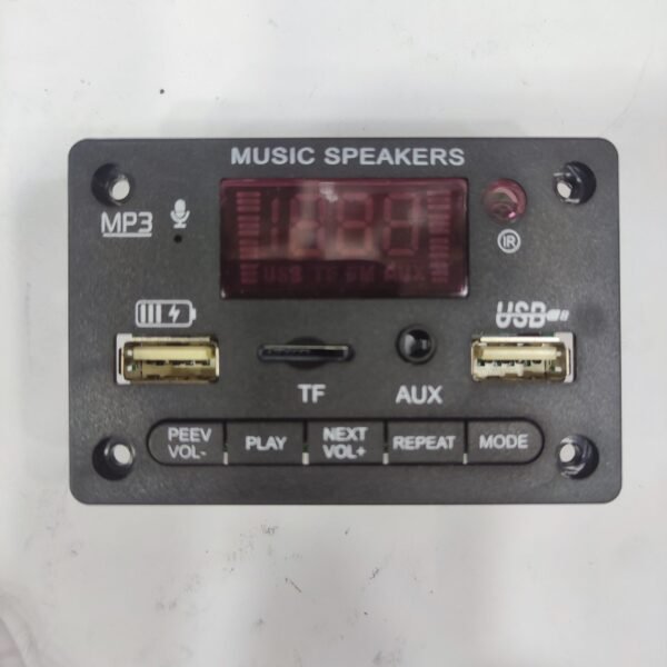 وش بلوتوث 12v مع مكبر صوت داخلي