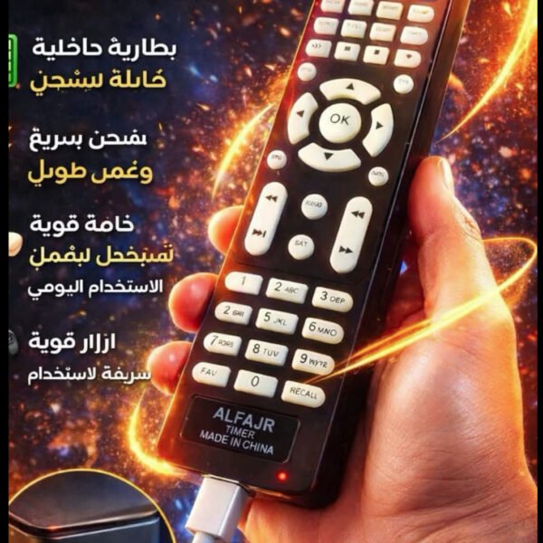 ريموت تايمر بدون حجارة يعمل بالشحن تايب سى