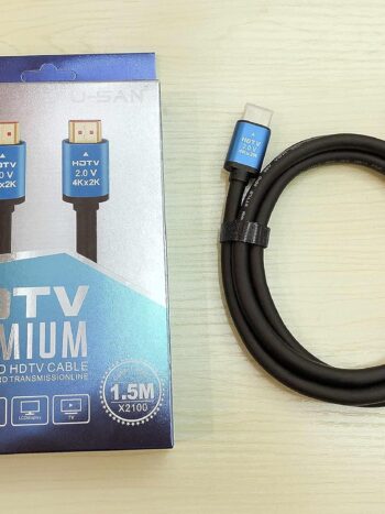 كابل  1.5 متر على باكت hd 4k