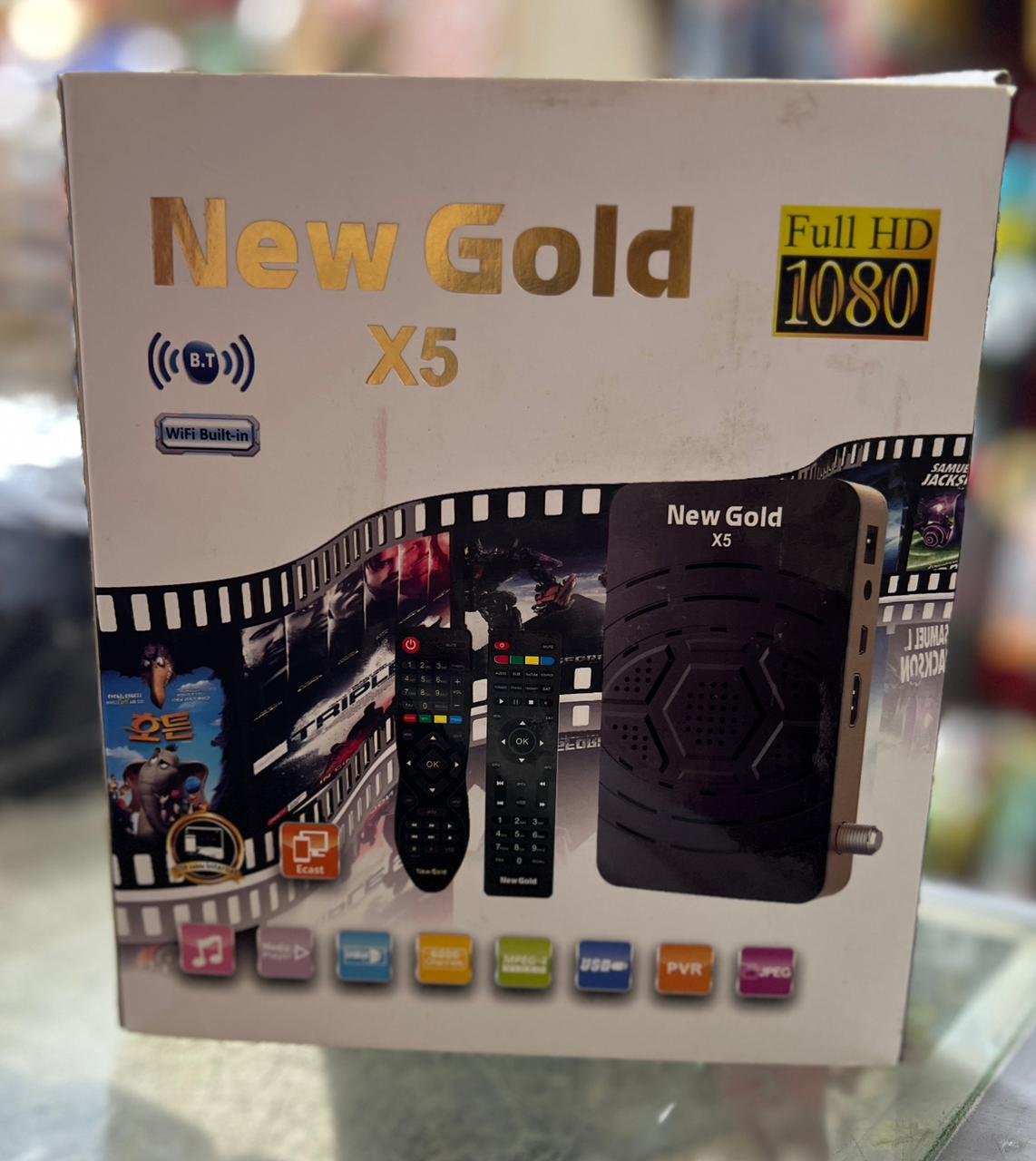 ريسيفر New Gold X5
