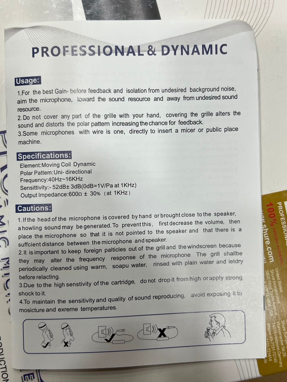 مايك سلك Professional Dynamic